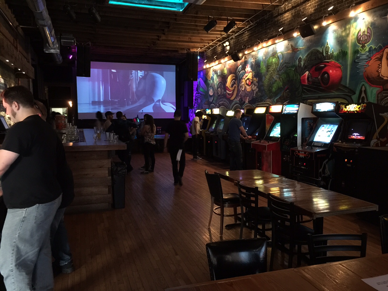 Oh yeah - there's a whole other half of the building that is pure arcade gaming.
